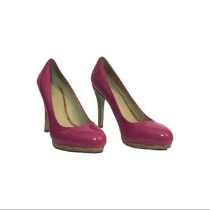 Nine West Hot Pink Heels Size 7